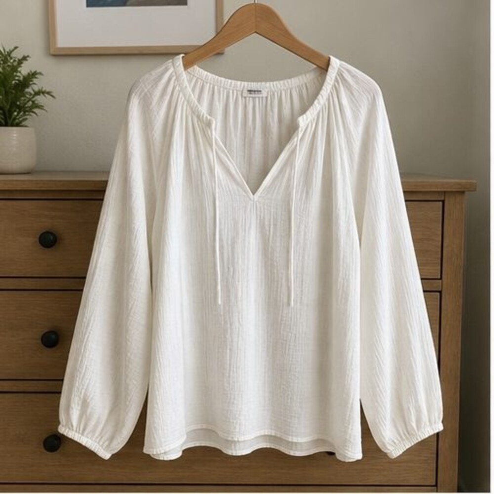 Blush Smocked Top